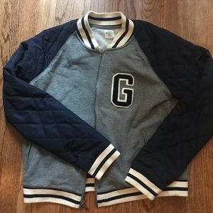 Gap Varsity Zip Jacket EUC
